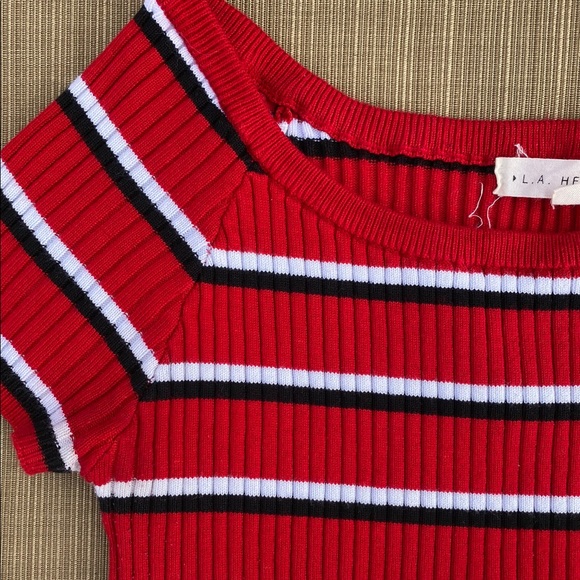 Red Striped Top - Picture 3 of 4